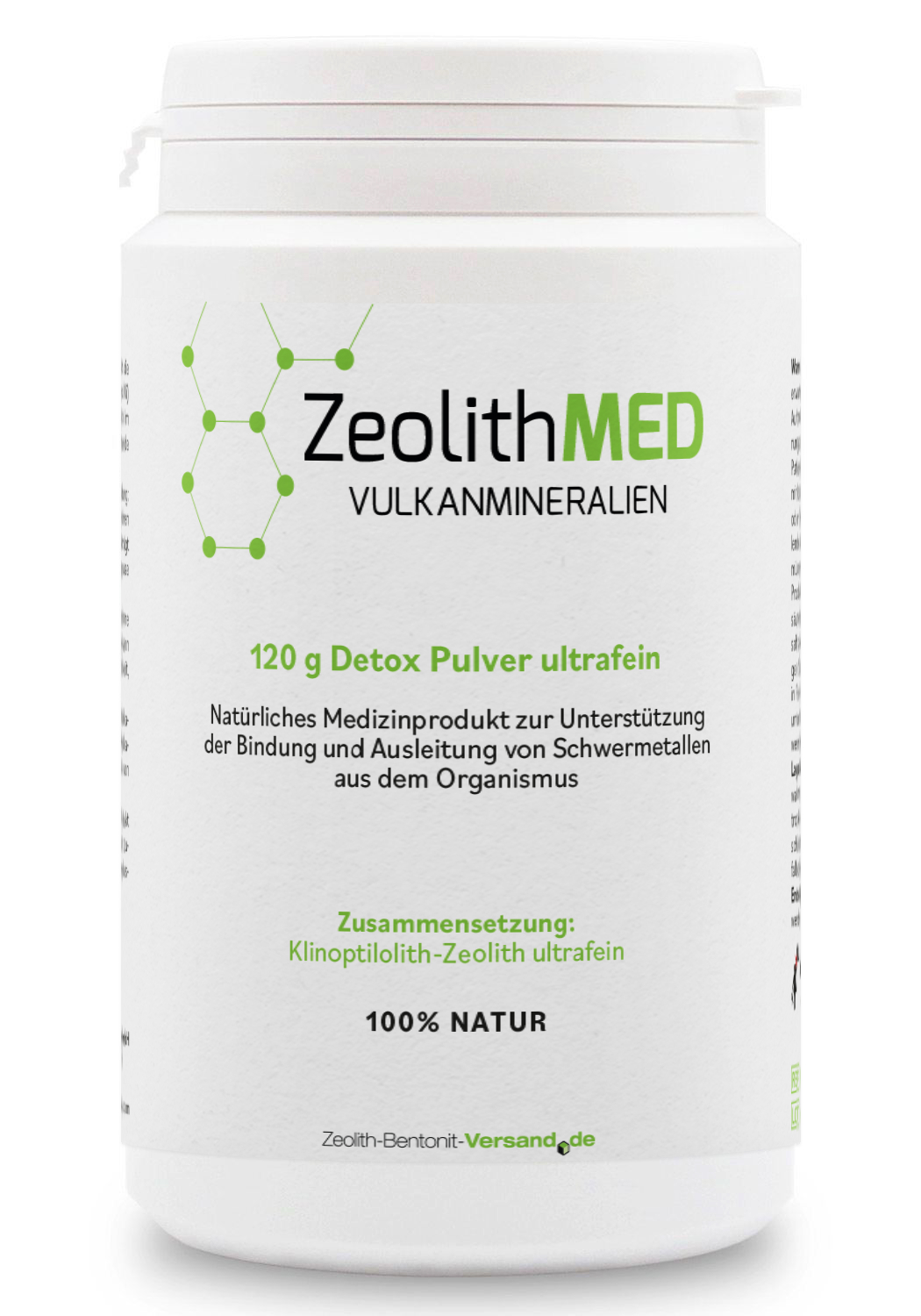 Zeolith Detox-Pulver ULTRAFEIN