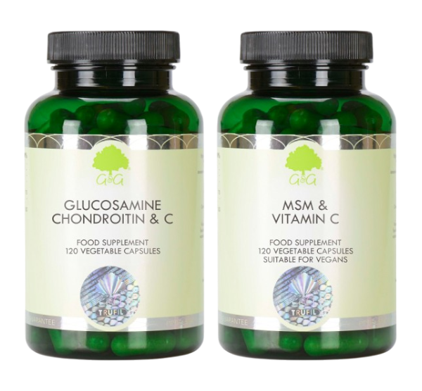 3x Glucosamin, Chondroitin & Vitamin C + 1x MSM 3x Glucosamin, Chondroitin & Vitamin C + 1x MSM