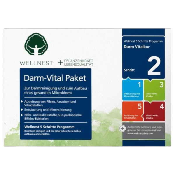Wellnest Darm Vitalkur Paket (40 Tage) Wellnest Darm Vitalkur Paket (40 Tage)