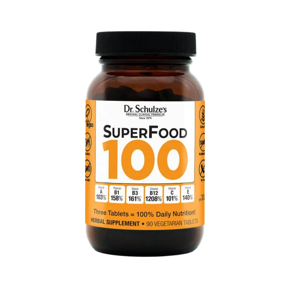 Dr. Schulze Superfood-100 Tabletten MHD 05/25