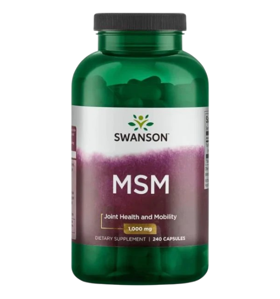 MSM 1000 mg Swanson Kaps. MSM 1000 mg Swanson Kaps.