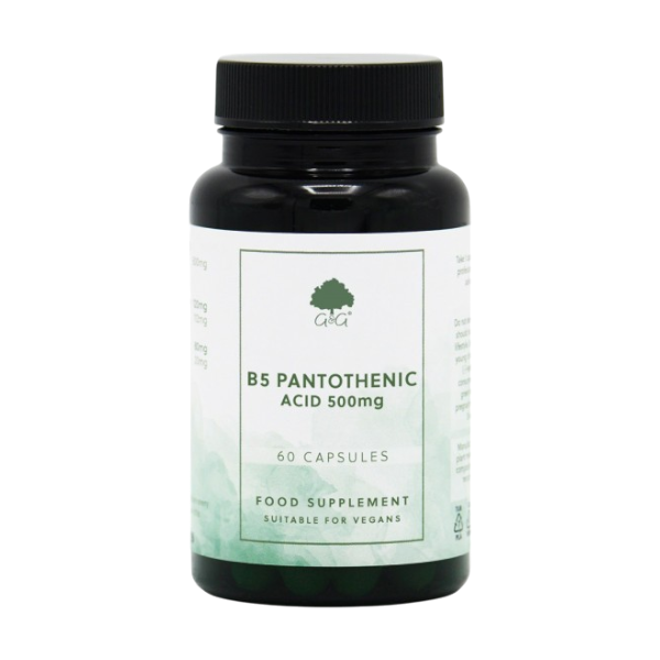 Vitamin B5 Pantothenic Acid 500 mg Vitamin B5 Pantothenic Acid 500 mg