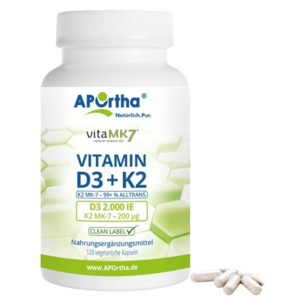 Vitamin D3 2.000 IE + Vitamin K2 VitaMK7® 200 µg Vitamin D3 2.000 IE + Vitamin K2 VitaMK7® 200 µg