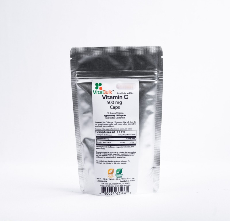 C500_VB Vitamin C 500 mg Vitalbulk