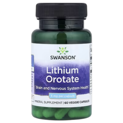 Lithium Orotat 5 mg 60 Kapseln
