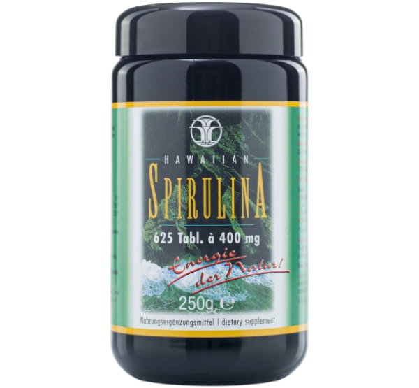 Im Violettglas: Hawaiian Spirulina 625 Tabletten Im Violettglas: Hawaiian Spirulina 625 Tabletten