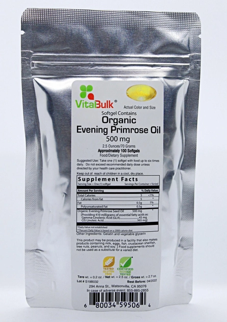 177914381 Organic Evening Primrose Oil