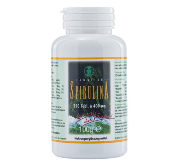 Hawaiian Spirulina 250 Tabl. à 400 mg Hawaiian Spirulina 250 Tabl. à 400 mg