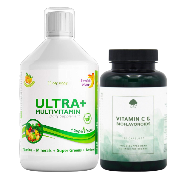 Vitamin C 750 Bioflavonoide + Ultra+ Multivitamin