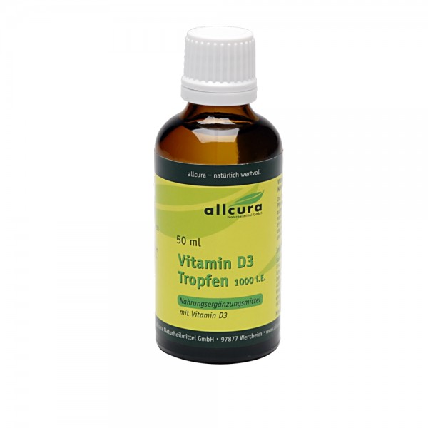 Vitamin D3 Tropfen 1000 I.E.