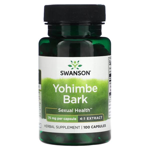 Yohimbe Bark 75 mg 100 Kapseln