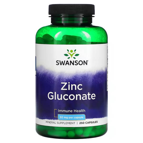 Zinc Gluconate 50 mg 250 Kapseln