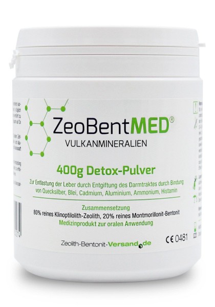 ZeoBent MED® Detox-Pulver