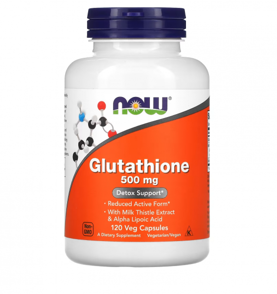 Glutathion reduziert, 500 mg, 120 Kaspseln NOW FOODS