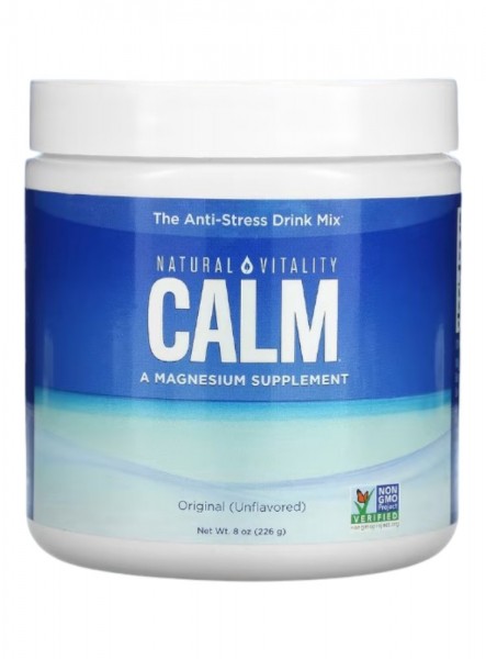 Natural CALM Magnesiumcitrat Supplement Pulver