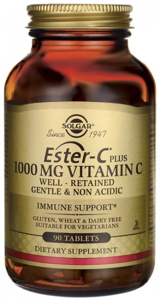 Ester-C Plus gepuffertes (nicht saures) Vitamin C mit Bioflavonoiden
