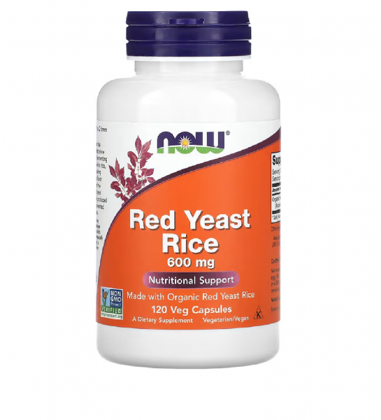 Organische Rotreishefe Red Yeast Rice 600mg Kaps.