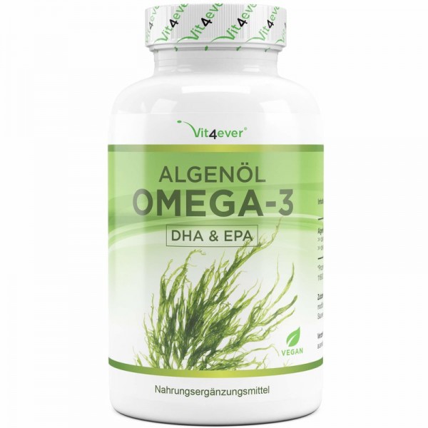 Algenöl Omega-3 Kapseln MHD 08/24