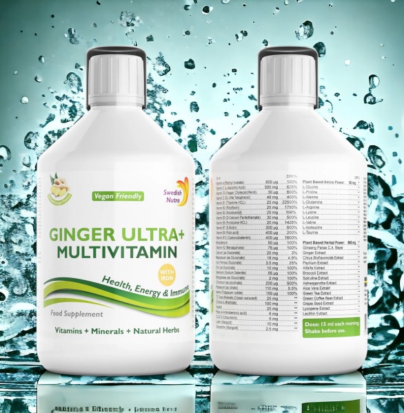 Ginger Ultra + Multivitamin Swedish Nutra