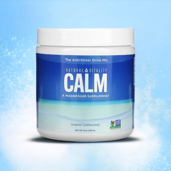 Natural CALM Magnesiumcitrat Supplement Pulver