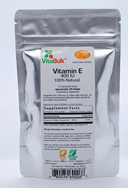 Vitamin E 400 I.E. Vitalbulk
